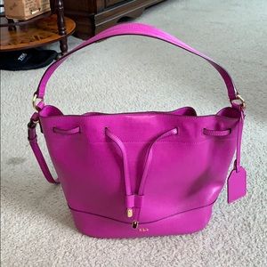 Ralph Lauren Fuschia Tote gently used